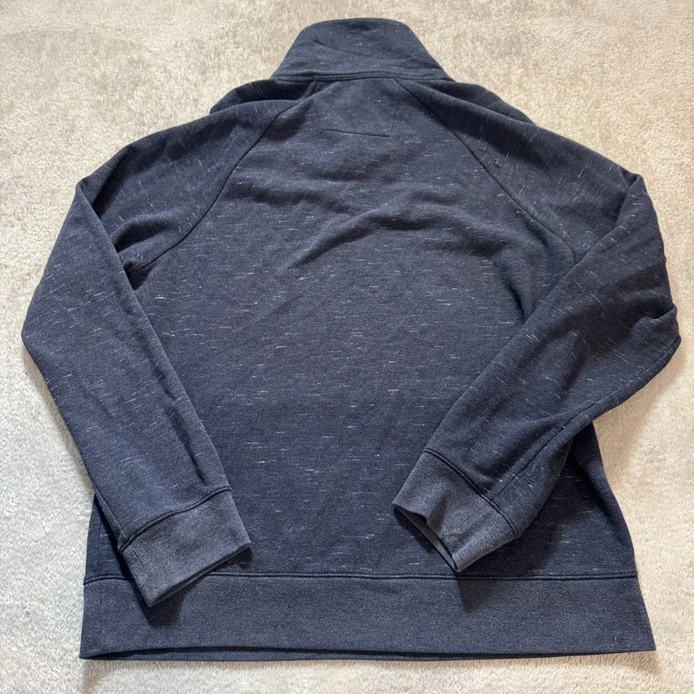 Banana Republic Sweatshirt‎ Mens Medium Blue Pullover Collard Sweater Pocket